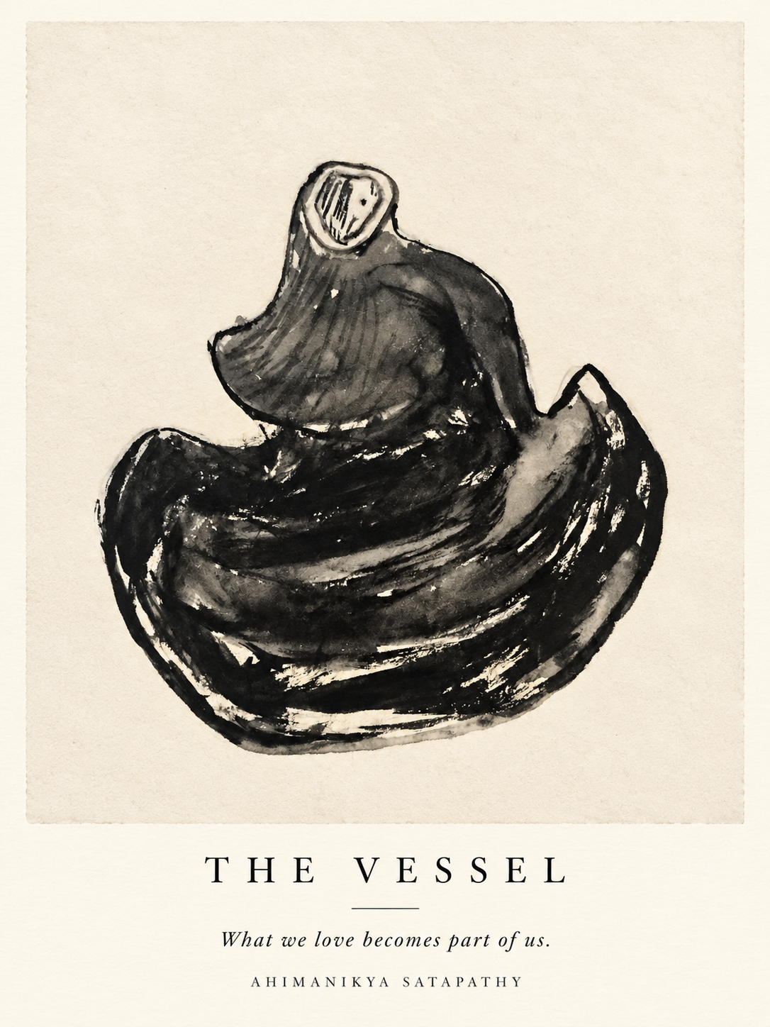 The Vessel, refined print of artwork by Ahimanikya Satapathy