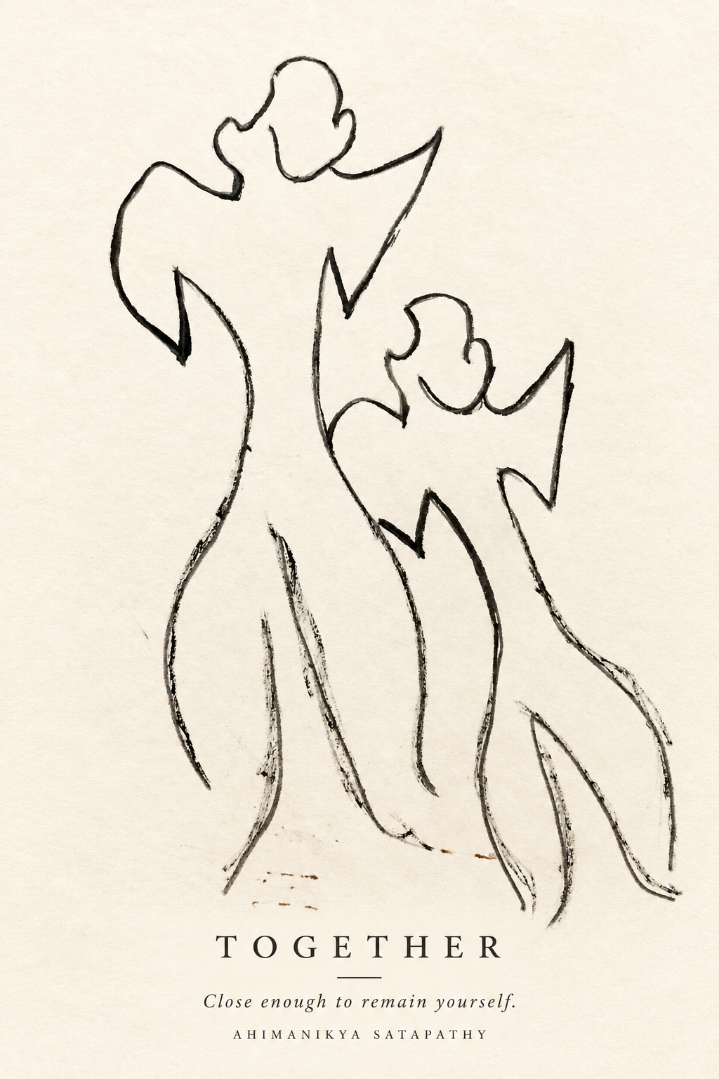 Together, refined print of artwork by Ahimanikya Satapathy