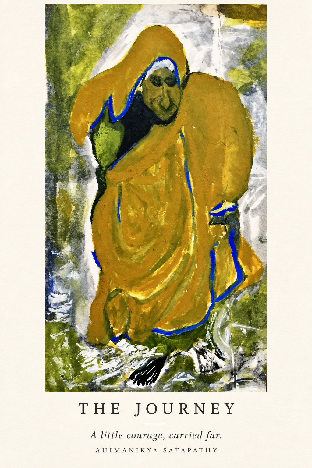 The Journey, refined print of artwork by Ahimanikya Satapathy