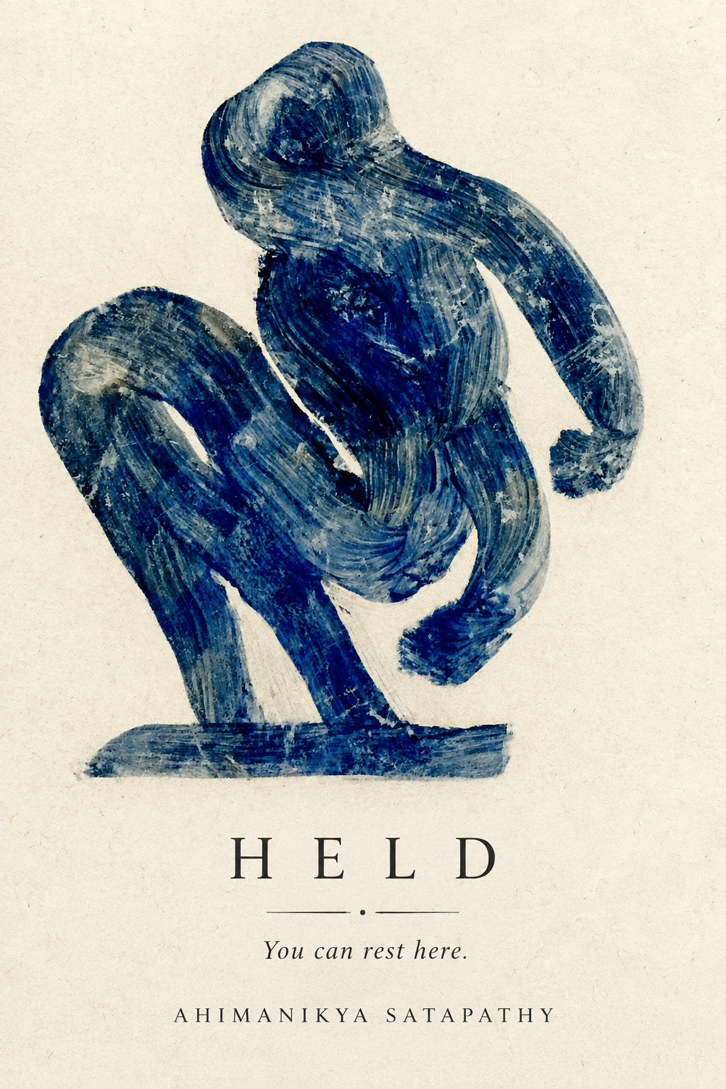 Held, refined print of artwork by Ahimanikya Satapathy